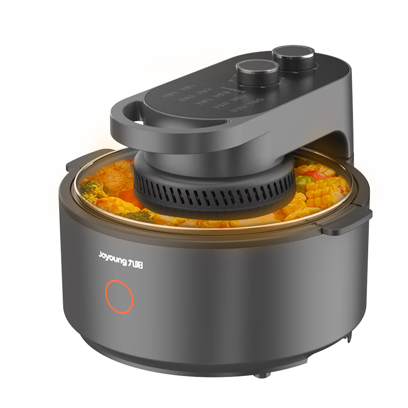 Joyoung Space Air Fryer, Home Use with Large View Window, 5.5L Capacity, No-Flip Multi-Function Non-Stick Easy-Clean Steaming And Baking All-In Machine VF735