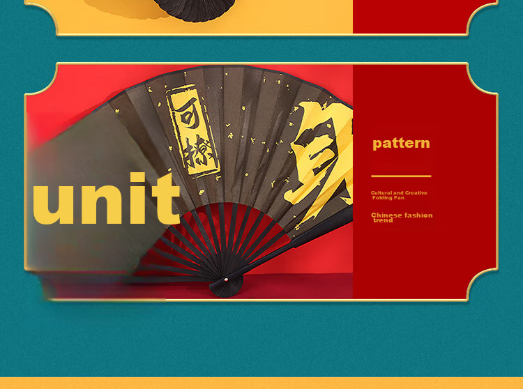Jidukongjian Kung Fu Fan, Folding Fan 8 Inches, Tai Chi Ringing Fan, Martial Arts Performance Dance Fan, Birthday Gift for Parents, Chinese Style 12