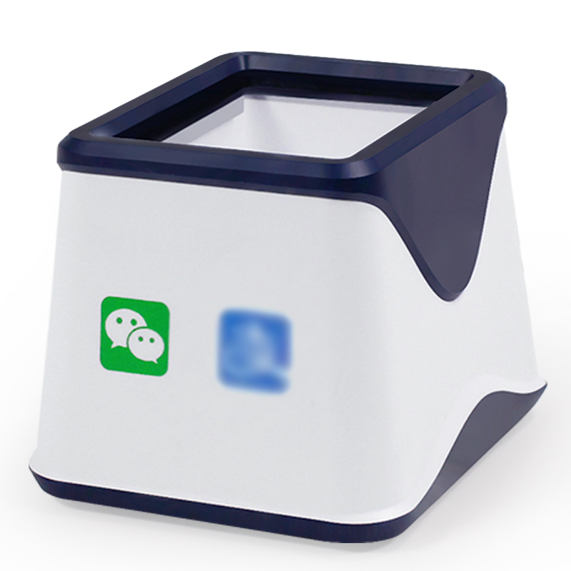Chiteng Scanning Cashier Payment Box, Scanning Platform, Voice Broadcast WeChat Pay Mobile Payment Scanner, Small White Box, Medical Insurance Scanner, QR Code Scanner, P60