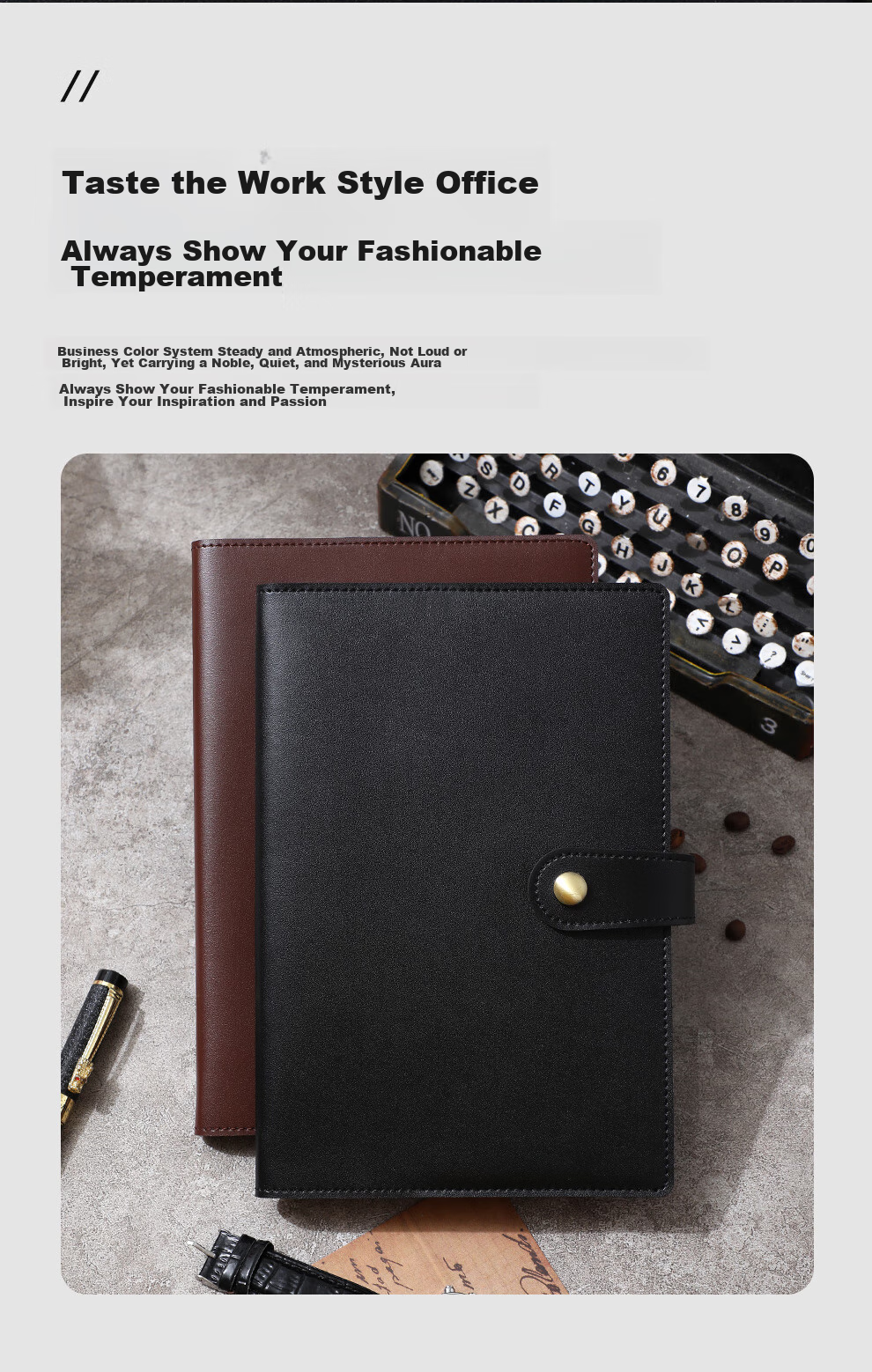 Jiaranheng Mid-Autumn Festival Gift for Teachers, Genuine Leather Notebook Gift Box, High-End Notebook with Genuine Leather A5 Cowhide Shell, Handwritten Business Office High-End Meeting Note-Taking Book, Customizable 5