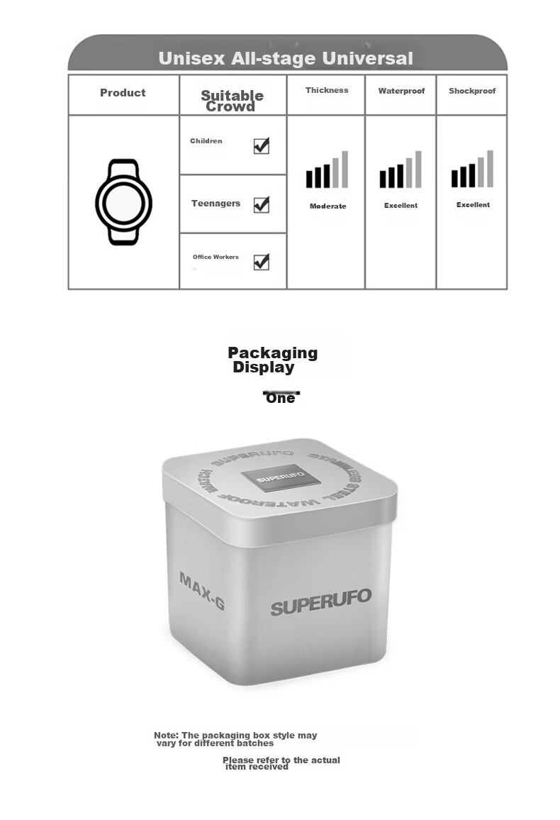 MAX-G Full-Screen Watch for Teenagers, Middle School Students, Girls And Boys, Electronic Watch with Alarm, Waterproof, Luminous, Sports Watch for Childre 14