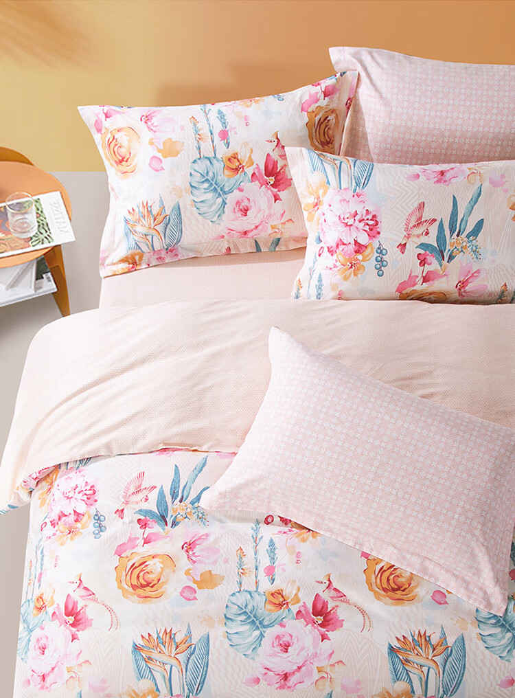 FUANNA Bedding Set, Pure Cotton Brushed Fabric 100% Double-Sided Bed Sheet And Duvet Cover, Single Or Double Size 203*229cm 7