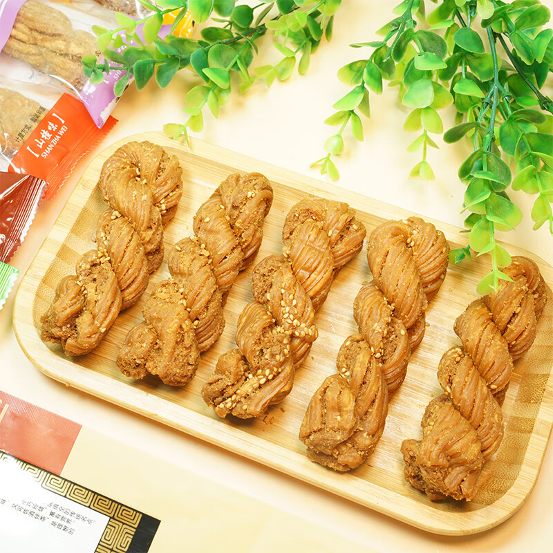 津顺祥 天津特产夹馅大麻花（多口味混装）400g/袋