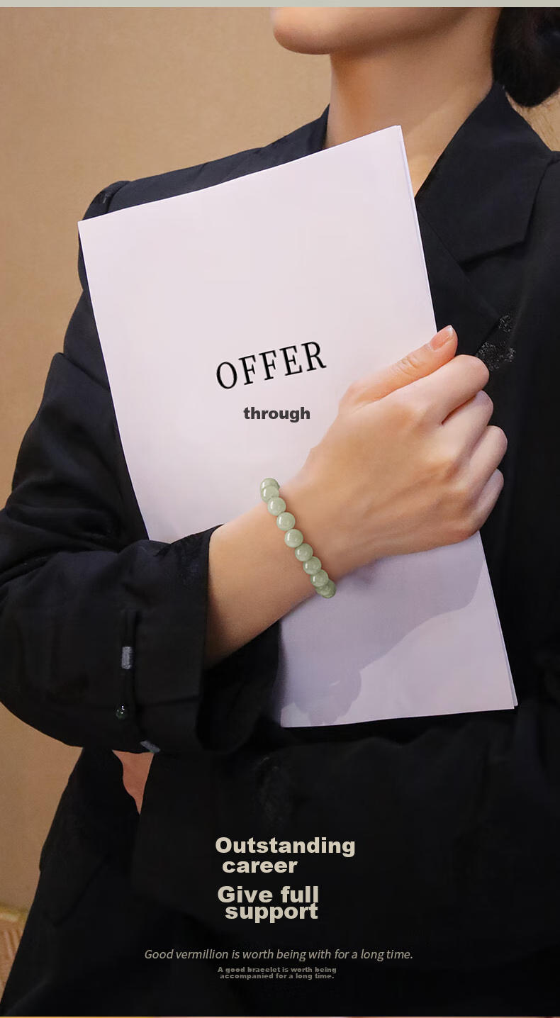 GLTEN Ice-Blue Hetian Jade Bracelet for Women, 2026 New Style Birthday Wedding Anniversary Gift for Girlfriend Or Wife 15