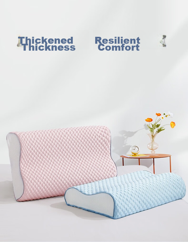 AVIVI Latex Pillow Case Memory Foam Pillow Latex Pillow Special Pillow Cover One Pack, Tranquil Blue, 30*50cm 7