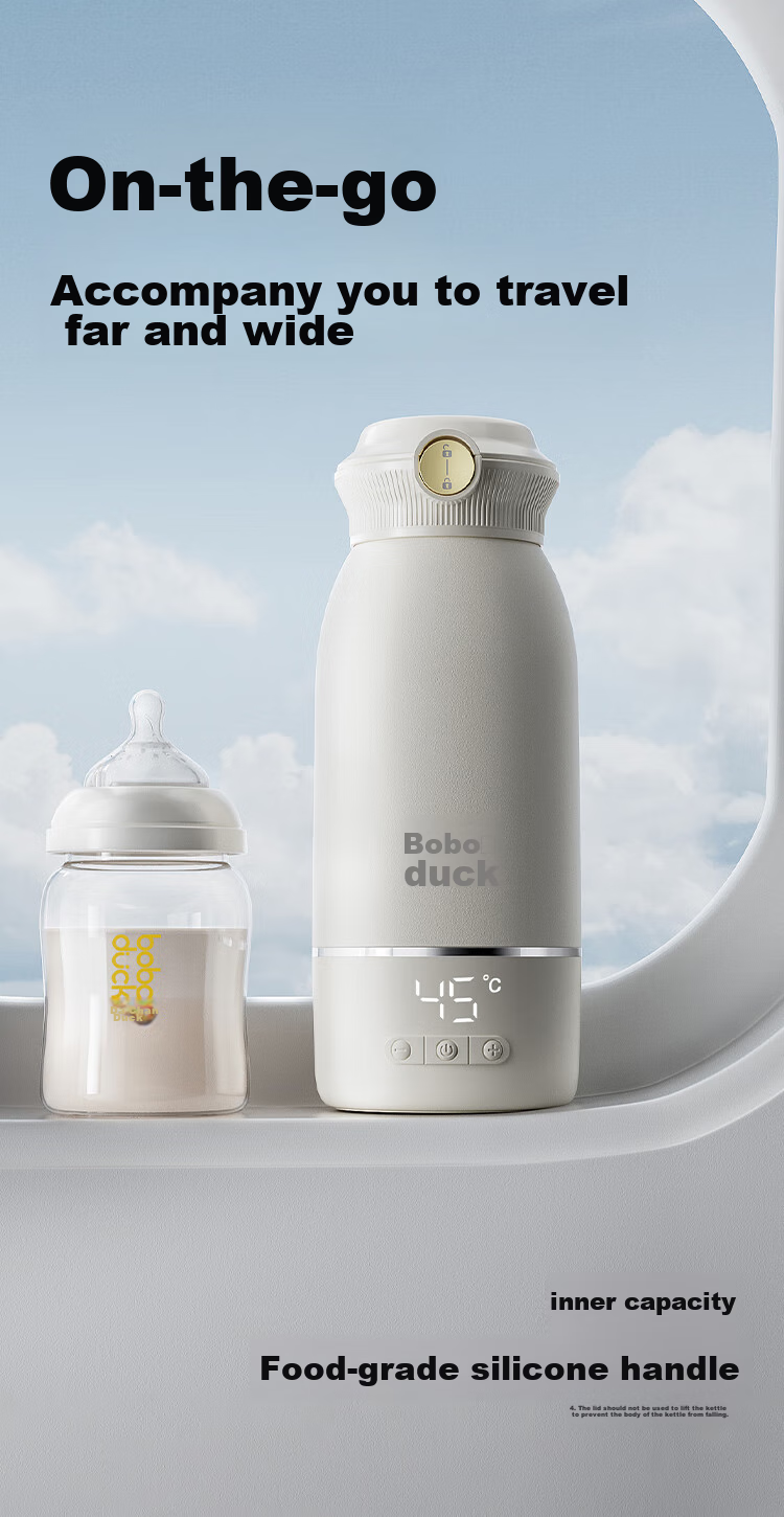 Boboduck Constant Temperature Kettle for Babies, Portable Milk Heating Cup, Thermos for Outings And Formula Preparation BD6270 20