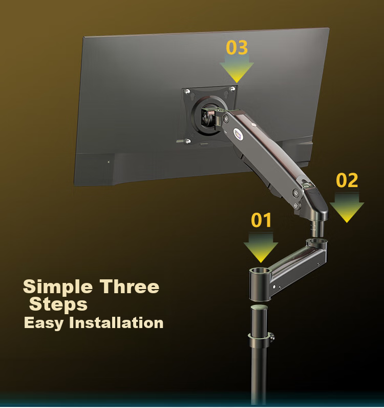 KALOC Monitor Stand, Monitor Arm, Mechanical Arm Display Stand, Computer Stand, Monitor Suspension Arm Bracket, Inverted Monitor Stand, Computer Desk Bracket DH100 13