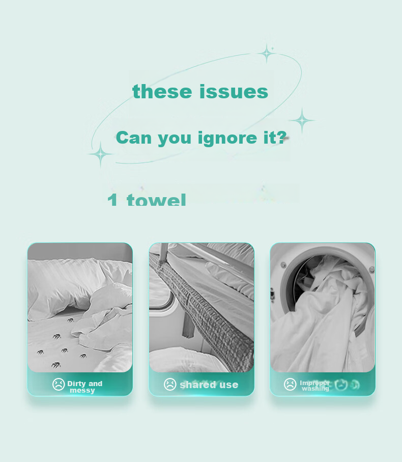 Siwangongli Disposable Sleeping Bag, Single Thickened Hotel Hygiene Pillowcase, Bed Sheet, Duvet Cover, Travel Disposable Bedding 3