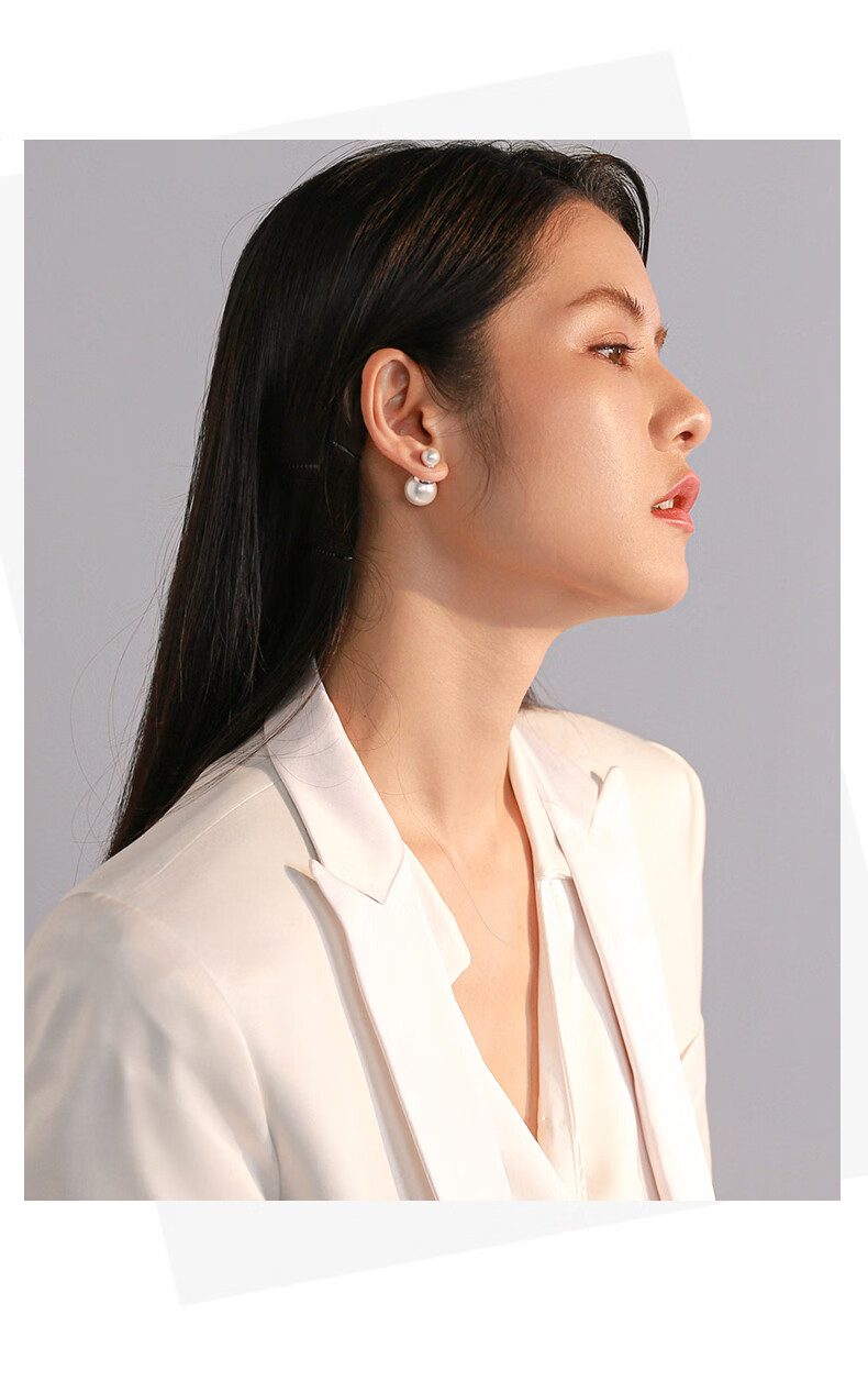 Qlady Pearl-Like Earrings for Women without Ear Holes, Elegant And High-End Earrings, New Year 2026 New Style, Light Luxury Earrings, Birthday Gift 5