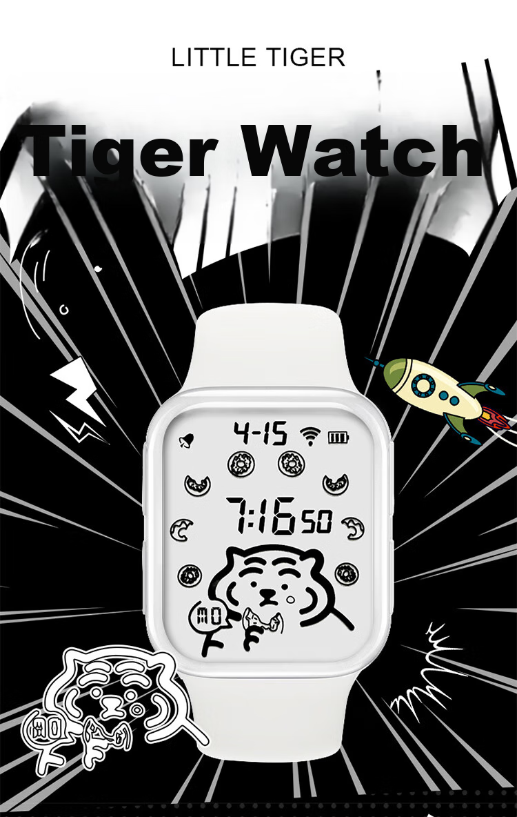 MAX-G Full-Screen Watch for Teenagers, Middle School Students, Girls And Boys, Electronic Watch with Alarm, Waterproof, Luminous, Sports Watch for Childre 1