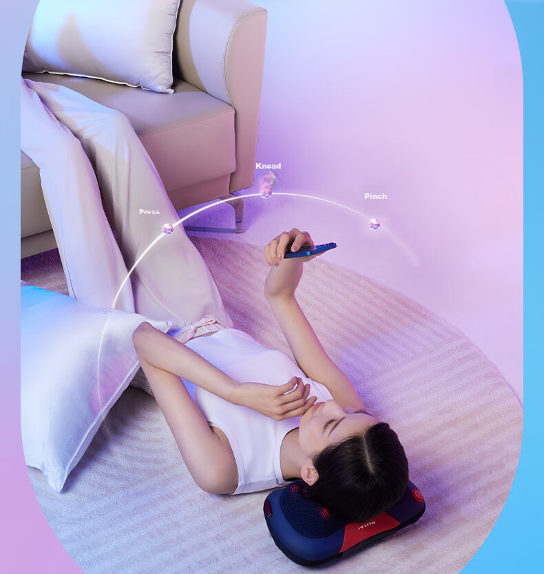 RONGTAI Cervical Massager, Shoulder And Neck Massage Device, Pillow for Trapezius Muscle Massage, Multifunctional Kneading Neck Massager, K30 Practical Gift for Parents And Friends 8