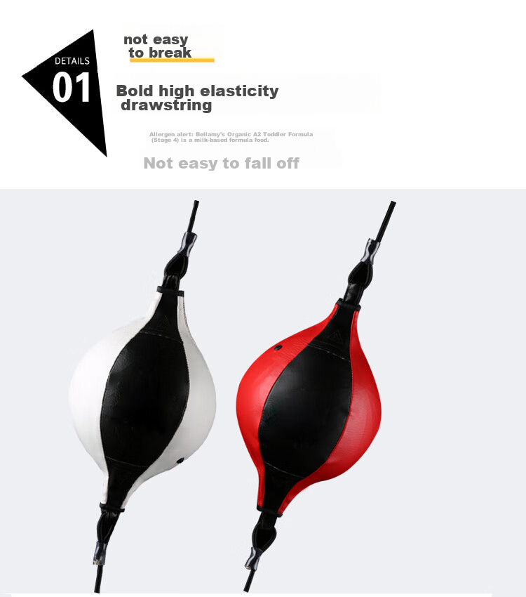 MUAYTHAI DRACULA Boxing Speed Ball, Rebound Ducking Earth Hanging Home Fitness Training Equipment Reaction Ball Gold 18