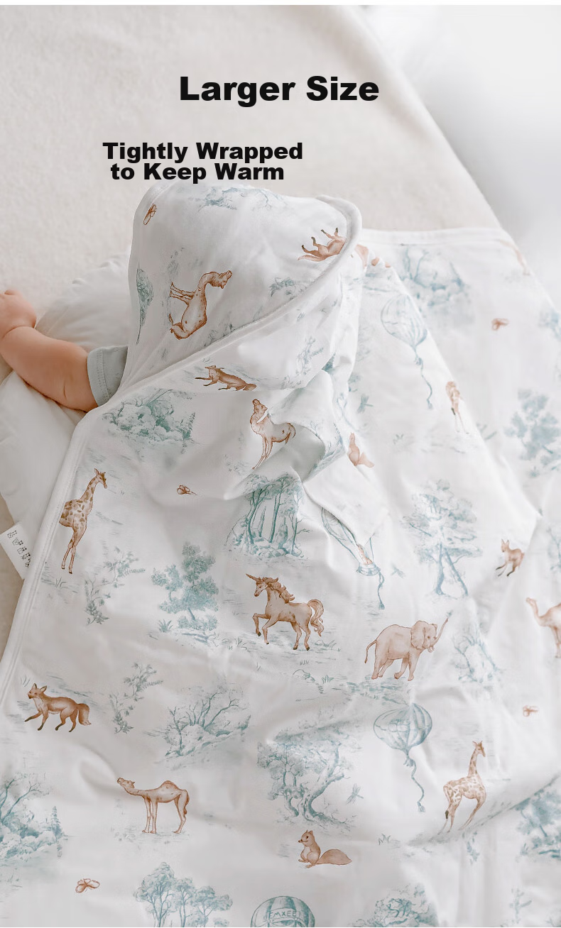 EMXEE Baby Swaddle, Spring And Summer Newborn Pure Cotton Class A Wrap Blanket, Infant Swaddling Cloth, Newborn Swaddle Blanket, 90*90cm 13