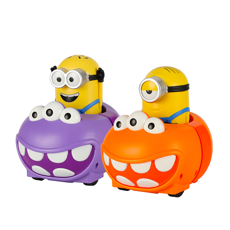 Baozuxiaomeng, Minions Movie Remote Control Car, Children's Toy for Boys, Two-Player Battle, Driftable Bumper Cars, Birthday Gift