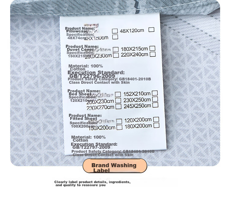 AVIVI Class A Duvet Cover, Single Piece, Pure Cotton, for Single Or Double Bed, Dormitory Use, All-Cotton Quilt Cover, Single Piece, Nordic Style, 220*240cm 6