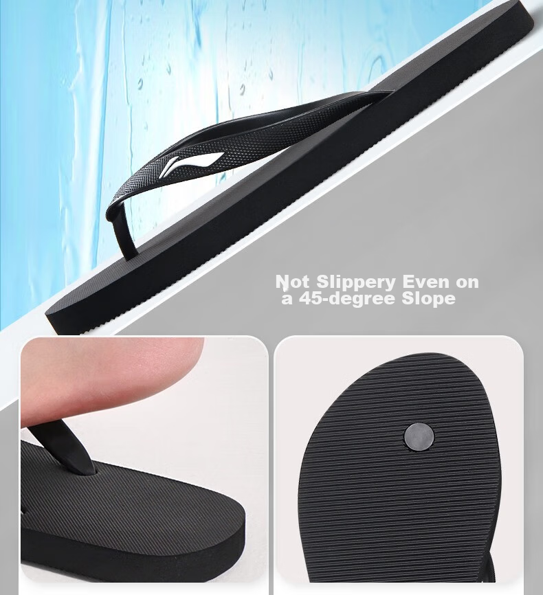 Li-Ning Flip-Flops, Sports Sandals for Men And Women, Summer Outdoor Wear, Non-Slip Casual Sandals, Skateboard Beach Shoes, Non-Slip Slippers 8