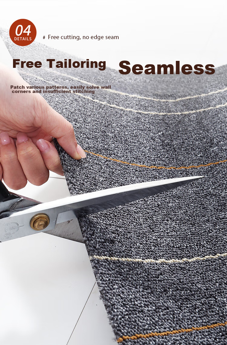 Boneng Commercial Office Carpet, Hotel Conference Room High-End Specialized Square Tile Splicing Carpet, Large Area, 36 Pieces Per Set 8