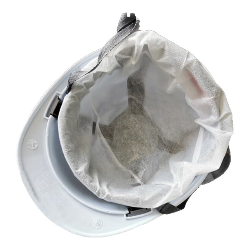 Huipute Safety Helmet Liner Disposable Summer Sweat-Absorbing Breathable Helmet Padding Construction Work Safety Helmet Liner White Non-Woven 100pcs [Sweat-Absorbing Breathable]