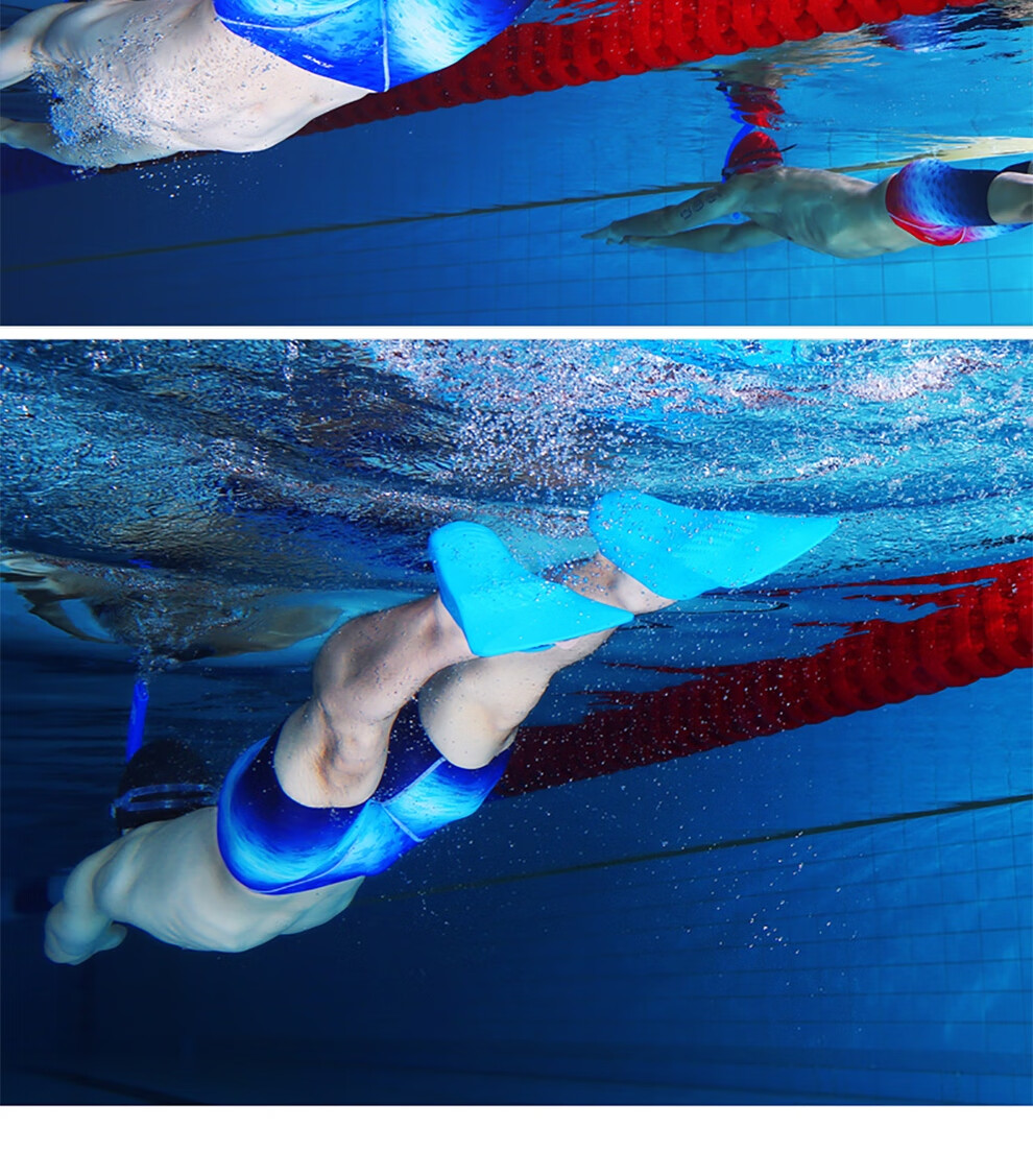 ZOKE Swimming Flippers, Professional Training Kickboard, Rubber Duck Foot Board, Diving And Snorkeling Equipment, 621505851-3, Size 30/32 6