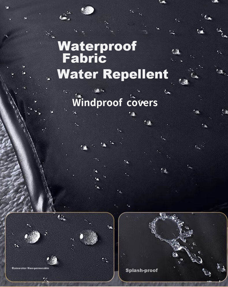 Gonghechuan Electric Scooter Windshield, Winter Fleece-Lined, Enlarged Side Wings, Thickened Windproof And Warm, Motorcycle Windshield, Rain-Proof 17