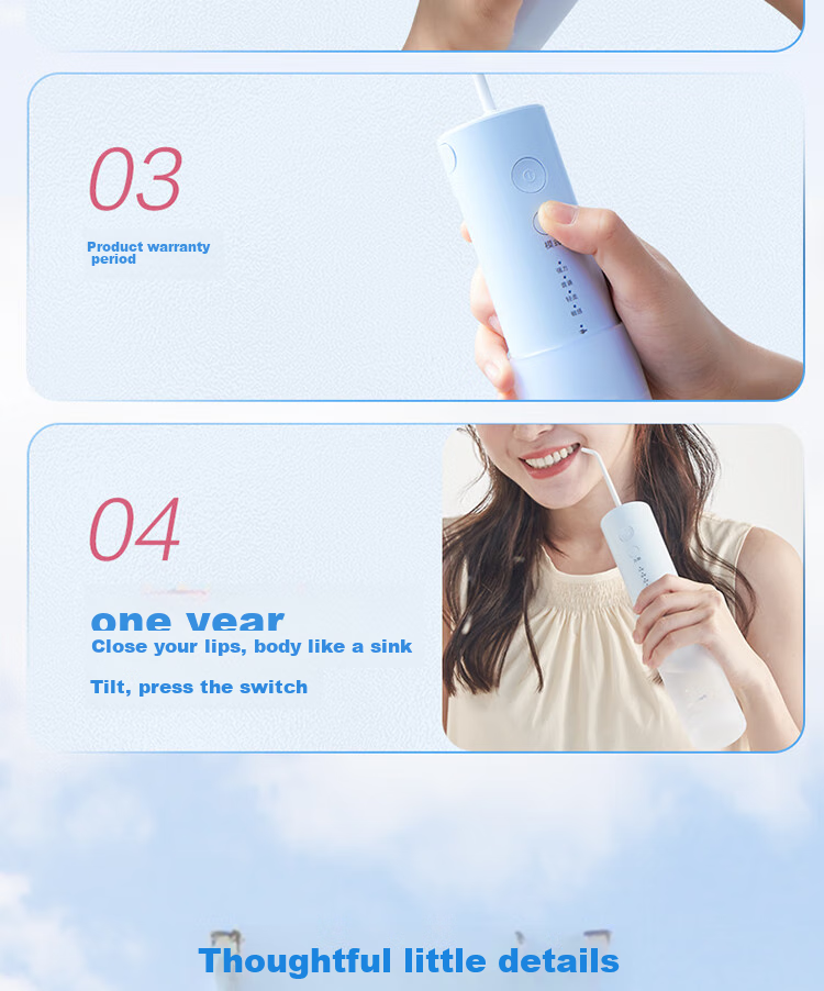 Panasonic Dental Irrigator, Small Round Tube, Extendable And Portable, for Adults And Children, Water Flosser, Tooth Cleaner, Orthodontic Device, Practical Gift for Men And Women, DJ33 Pink 24