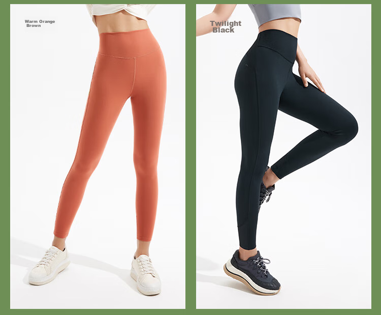 Beneunder Women's Cropped Leggings CO25024, Yoga Shorts, Shark Leggings, Quick-Dry Sports Fitness Wear, Brown, Size L 30