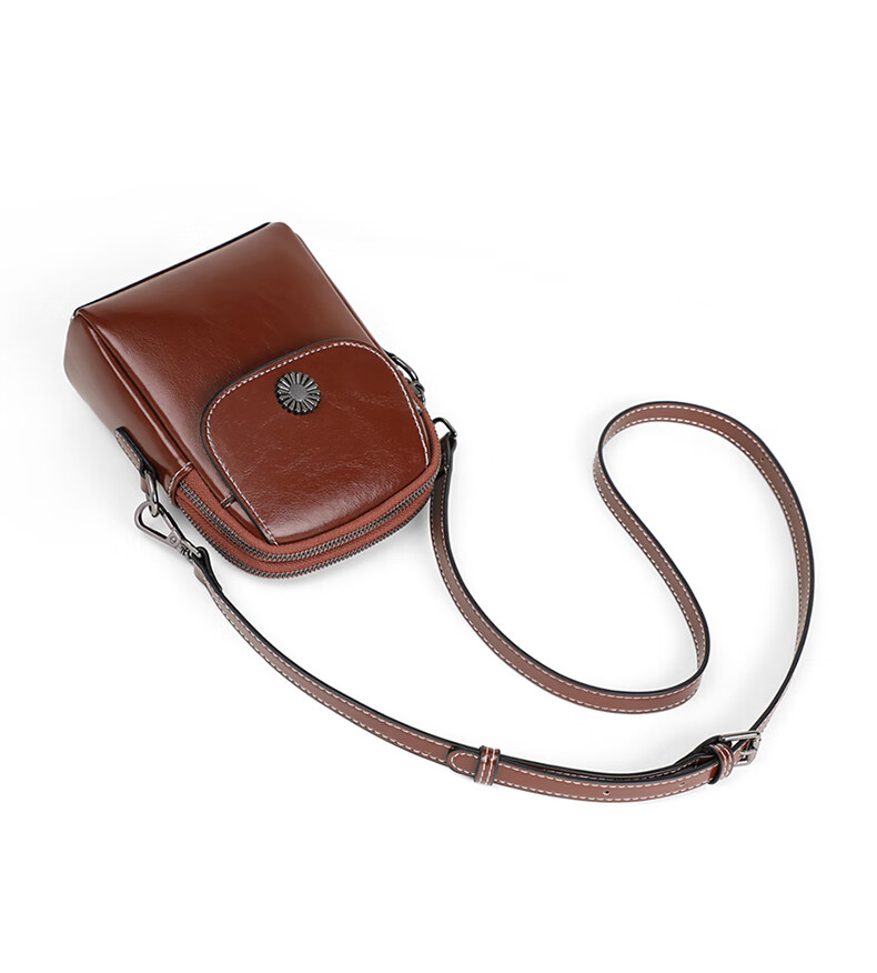 C.BANNER Leather Handbag for Women, Crossbody Bag, Fashionable Commuter Shoulder Bag, Light Luxury Brand Birthday Gift for Girlfriend on May 20 11