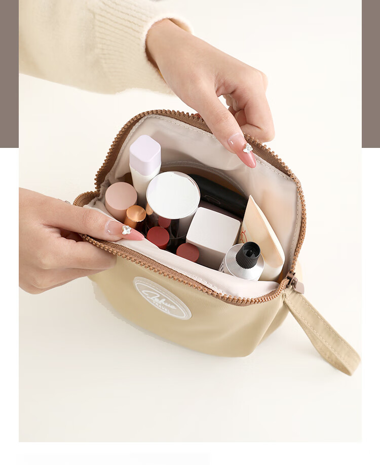 Lehuolvxing Portable Cosmetic Bag for Women, 2026 New Stylish Small Size Toiletry Organizer for Skincare Products And Lipstick, Travel Mini Storage Pouch 7
