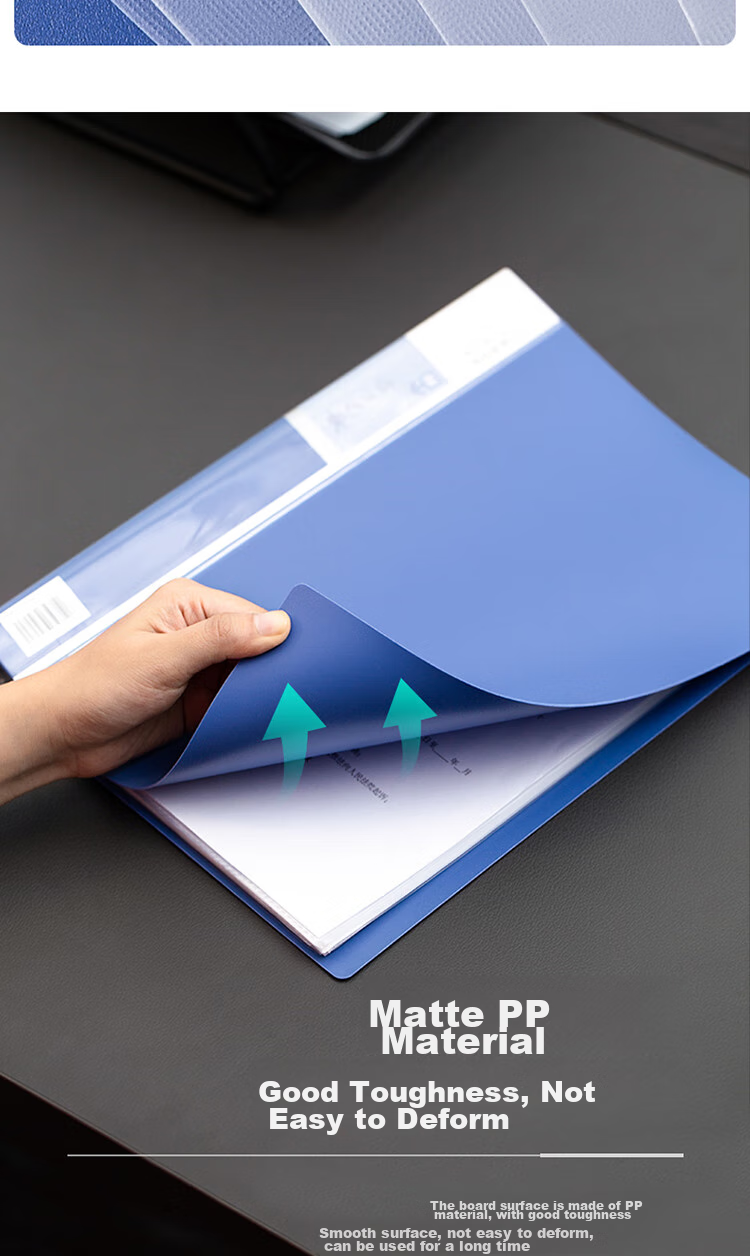 Deli 4-Piece Combination File Folder Set, 30 Pages + 40 Pages + 60 Pages * 2, Elementary School Exam Paper File Document Storage Folder, Student Office Supplies Large Capacity 27009 7