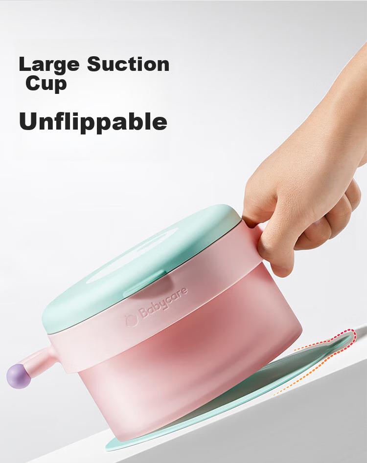 Babycare Children's Tableware, Baby-Specific Water-Filled Insulated Bowl with Suction Cup, Infant Supplementary Food Bowl, PPSU Bottle Material 12