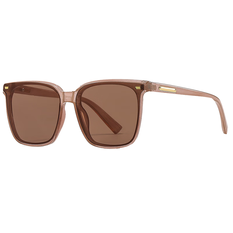 DRATRA Polarized Sunglasses for Men And Women, Large Face Slimming Effect, Driving Anti-Glare, Trendy Square Frame Sun Glasses