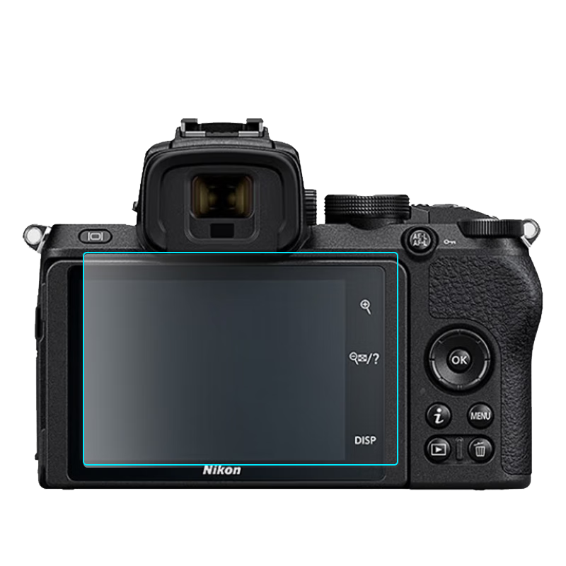 Earlymen Dual-Pack, Compatible with Nikon Z50II/Z50 High-Definition High-Transparency Tempered Glass Film, Screen Protector, Protective Film for Mirrorless Camera Screen, Mirrorless Camera Accessory