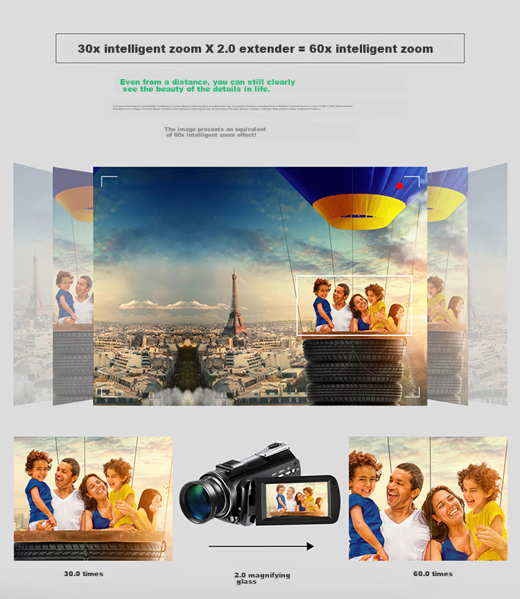 ORDRO AC3 4K Camera, High-Definition Digital DV Professional Camcorder for Home Use, Travel, Outdoor Activities, Weddings, Live Streaming, And Teaching 22