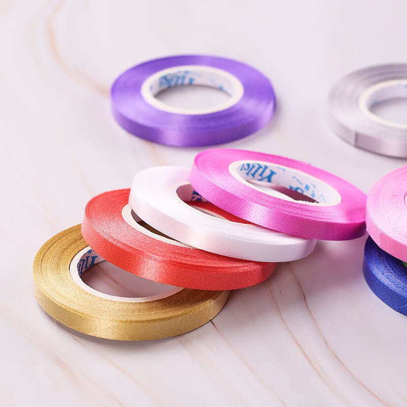 Jiayan Balloon Ribbon, Birthday Scene Decoration Props, 3 Rolls
