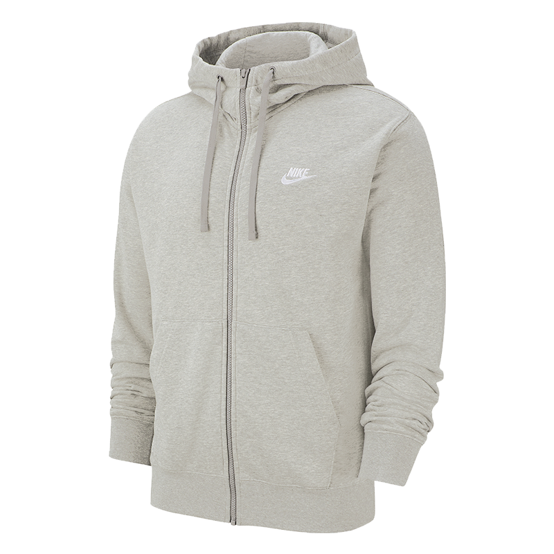 NIKE Men's Spring And Autumn Hooded Windproof Jacket, Casual Sports, BV2649-063 Gray 2XL