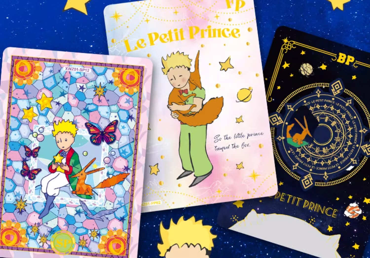 Card.Fun Official Little Prince Starry Journey Series Blind Box Cards Gift Display Collection Cards Anime Cards Official Merchandise Gushi Single Pack (4 Cards/pack) 5