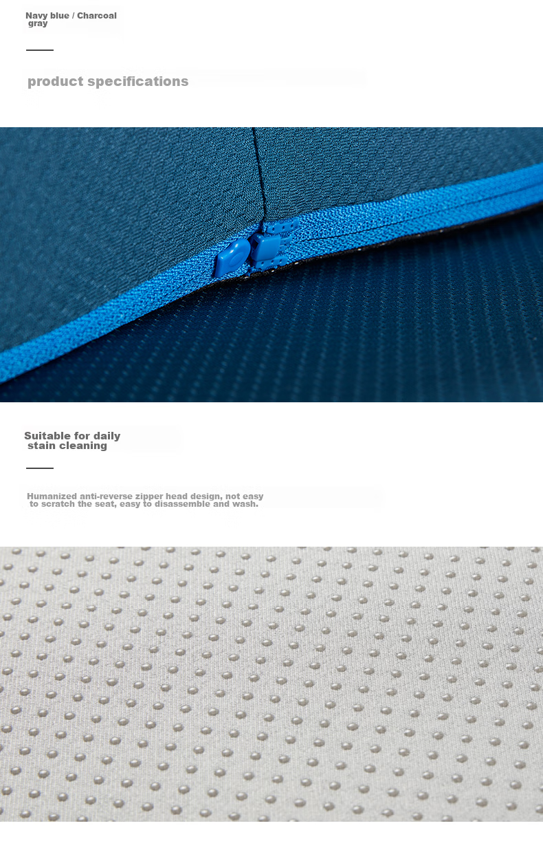 JAGO Seat Cushion And Backrest Set, Office Lumbar Support, Memory Foam Waist Pad, Hemorrhoids Cushion, Chair Seat Pad 14