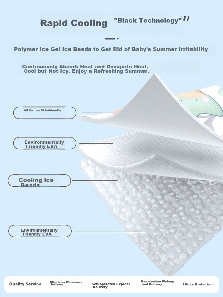9i9 Baby Holding Arm Cooling Mat Summer Nursing Ice Sleeve Infant Cooling Pillow Newborn Baby Breastfeeding Sleeve A47 9