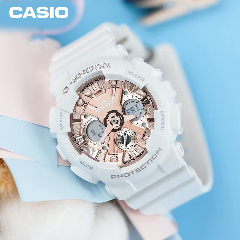Casio Women's G-SHOCK Sports Digital Watch, Smart Japanese/Korean Watch for Students, Gift for Girlfriend, GMA-S120MF