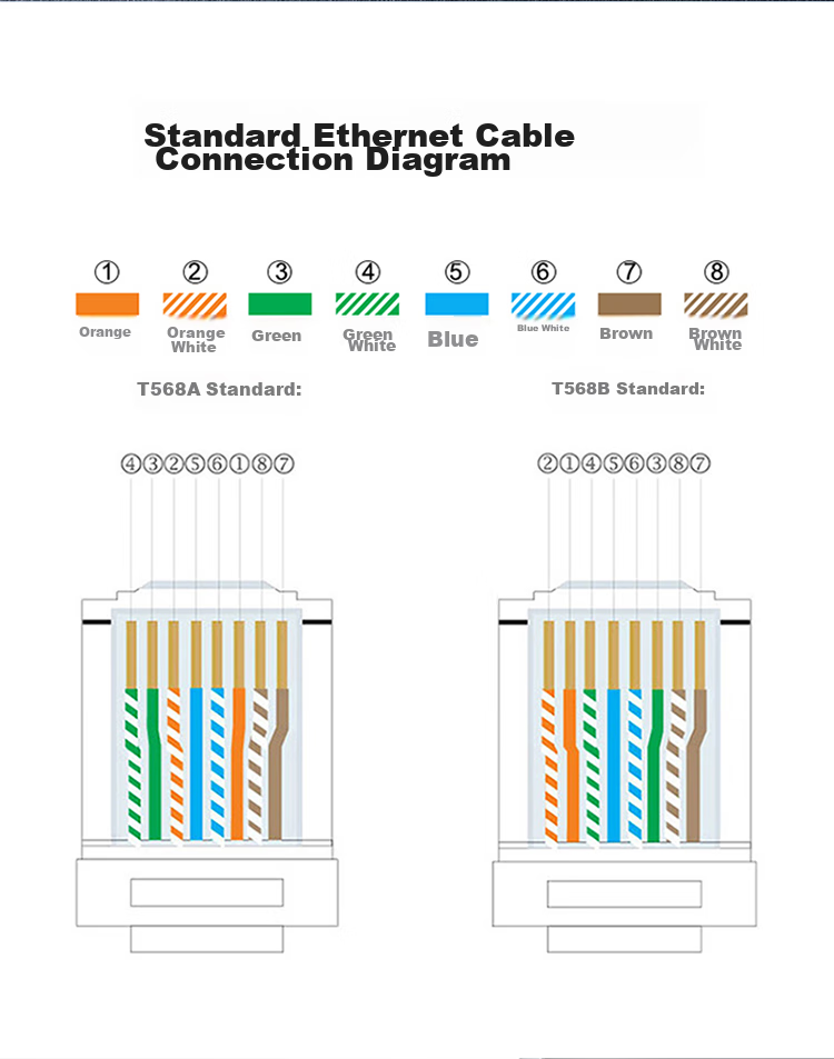 Shengwei Cat6 Crystal Head, Gigabit Ethernet Cable Network Connector, 50 Pieces/box, Engineering Grade, Metal Shielded RJ45 Gold-Plated 8-Core Broadband Cable Connector RC-6050 20
