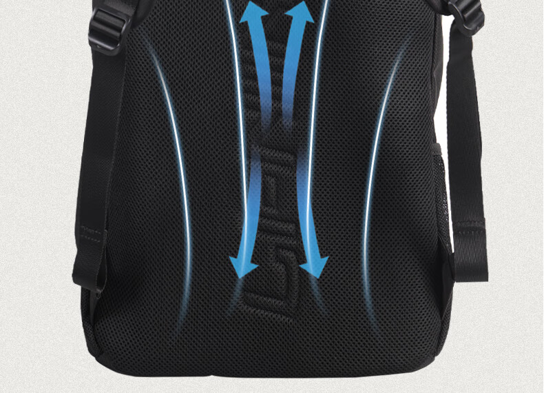 Li-Ning Backpack for Women, School Bag for College And High School Students, Outdoor Hiking Backpack for Men, Large Capacity Travel Bag, Black 18