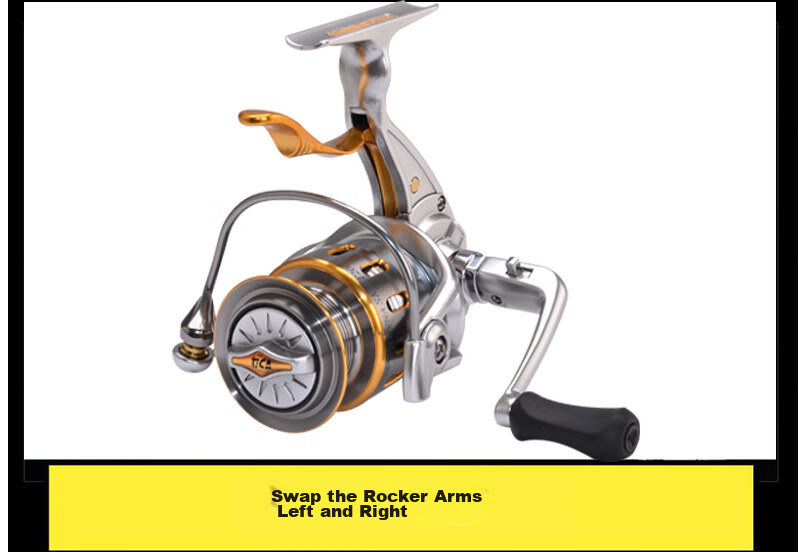 Dijia Fishing Reel SMAT2508, Handbrake Reel, All-Metal Line Cup, 10-Axis Anti-Corrosion Bearing, Rock Fishing Reel, Sea Fishing Reel, Long-Distance Casting Reel, Spinning Reel, Fishing Reel, Can Be Interchanged between Left And Right Hands 1