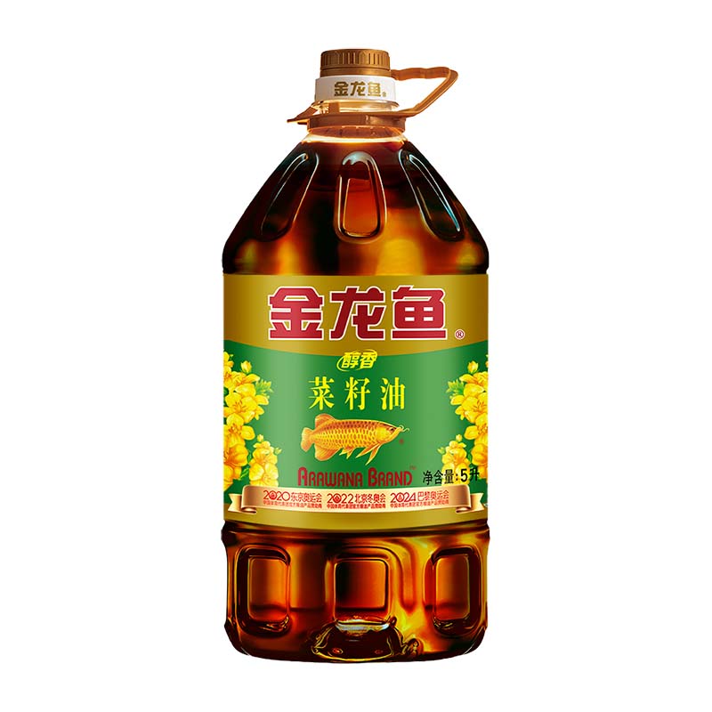 金龙鱼 食用油【保真菜籽油】醇香（纯香）菜籽油5L(新老包装交替发货)
