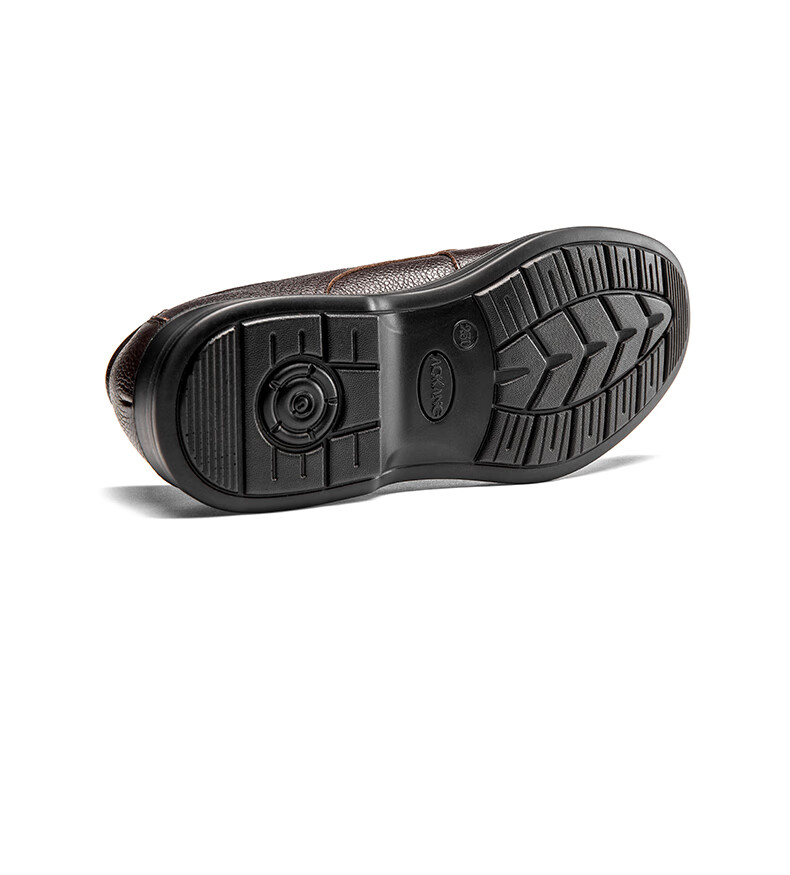 Aokang Leather Shoes for Men, Casual Business Shoes, Comfortable Work Lace-Up Formal Shoes, British Style Footwear, Black, Size 42 16