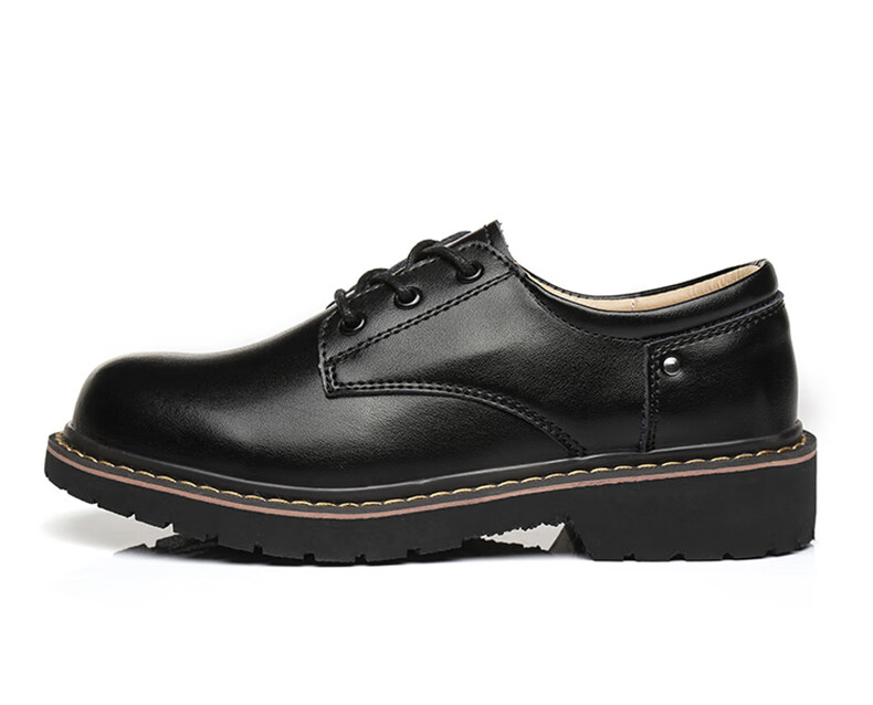 CARTELO Women's Black Leather Shoes, British Style Flat Leather Shoes, KDLYJ-WF031, Black, Size 38 11