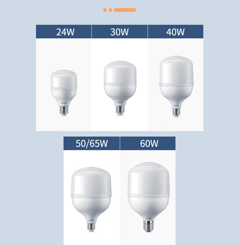 PHILIPS LED Bulb, Constant Brightness, Low Bay Light, High-Power Energy-Saving Lamp, E27 Screw Base, 30W, Cool White (6500K) 13