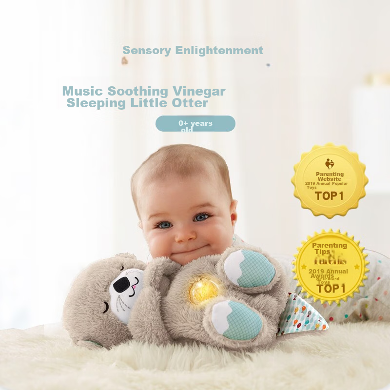 Fisher-Price Baby Toy, Comforting Doll, Sleep Aid, Birthday Gift - Musical Soothing Sleepy Otter GHL41
