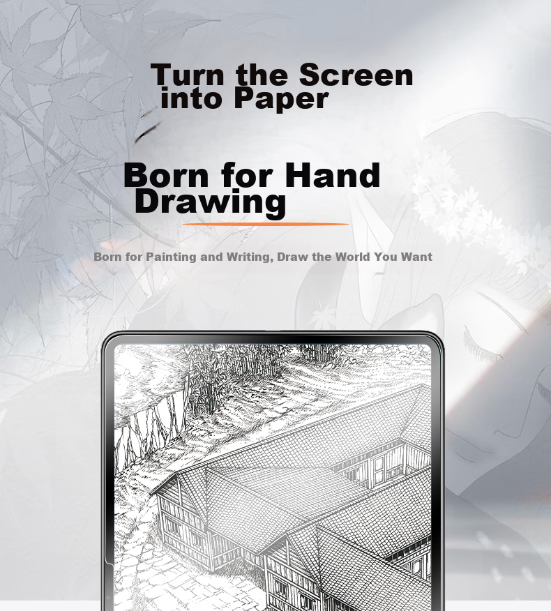 ESCASE Huawei MatePad Pro 11 Paper-Like Film Tablet Protective Film, Kent Paper, 2022/2024 Model Frosted Full-Screen Hand-Drawn Writing And Drawing Professional Screen Protector 1