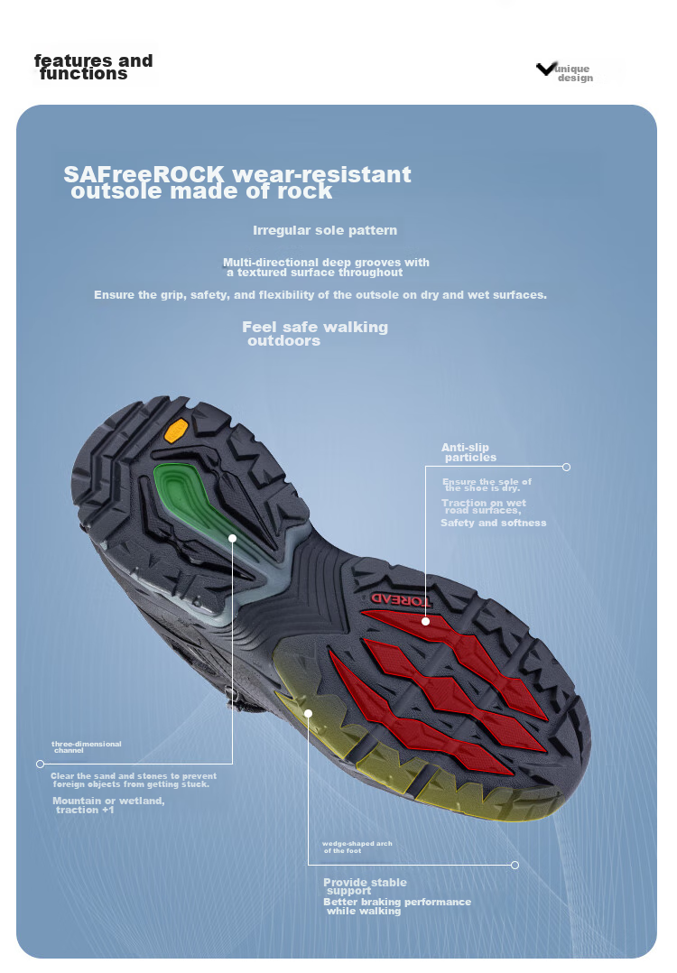 TOREAD Waterproof Hiking Shoes, Autumn/winter Couple Non-Slip Warm Mountaineering Boots, Outdoor Trail Running Shoes TFAACN91965 2