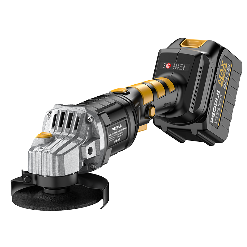People Brushless Lithium Battery Angle Grinder Polisher Sander Cordless Multifunctional Cutting Machine Angle Polishing Electric Tool